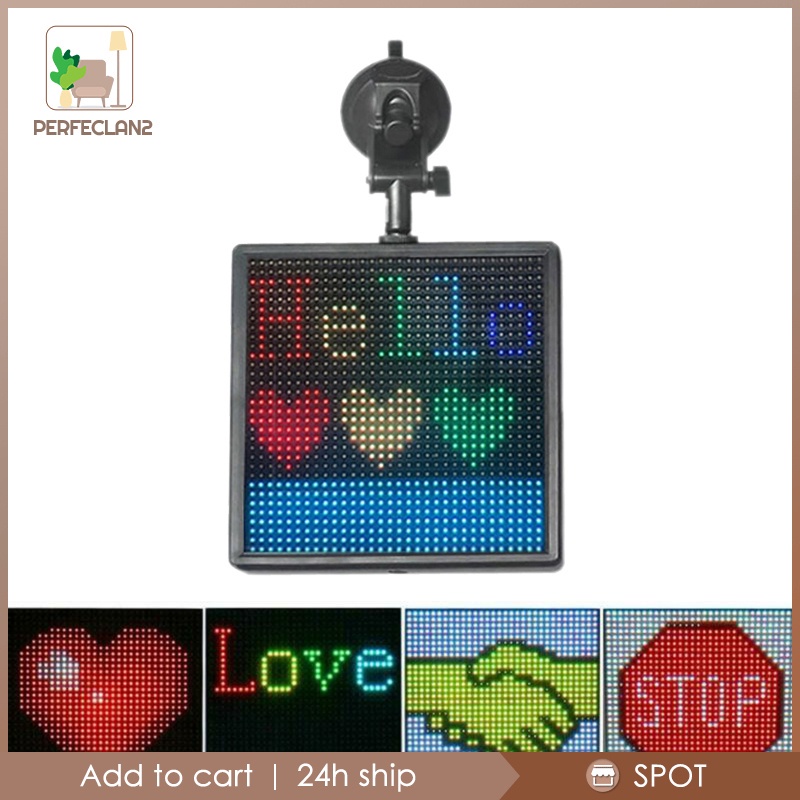 Wireless P4 Bluetooth Car Sign Message Board AD Display Programmable Screen