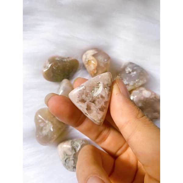 Mã não hoa đào - Flower agate năng lượng mềm mại, khơi dậy niềm đam mê, theo đuổi ước mơ