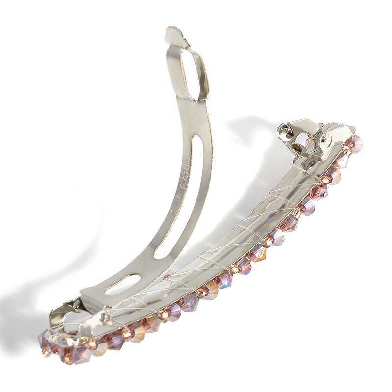 Kẹp tóc đính đá lấp lánh phong cách hợp thời trang cho nữ