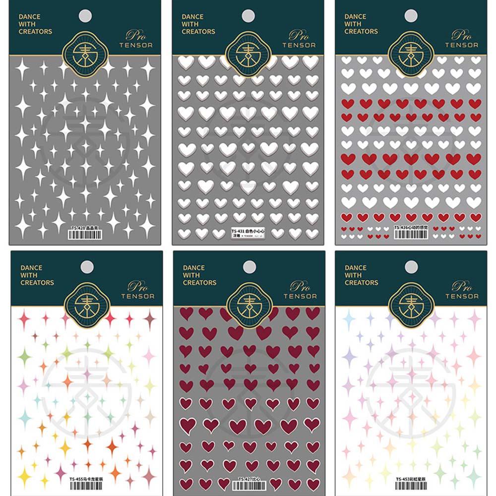 1 Miếng Dán Móng Tay 5D Không Phai Màu Phong Cách Nhật Bản