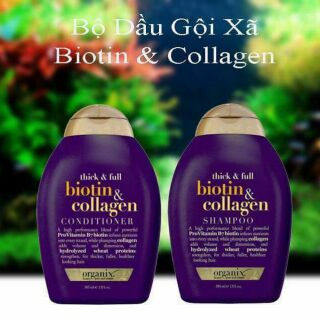Dầu gội, xả Biotin Collagen