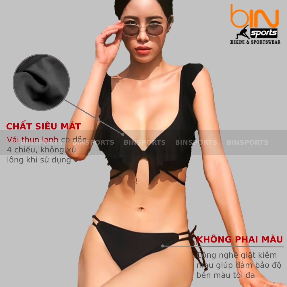 Bikini Đồ Bơi Nữ Đi Biển 2 Mảnh Cánh Tiên Bin Sports BHV024