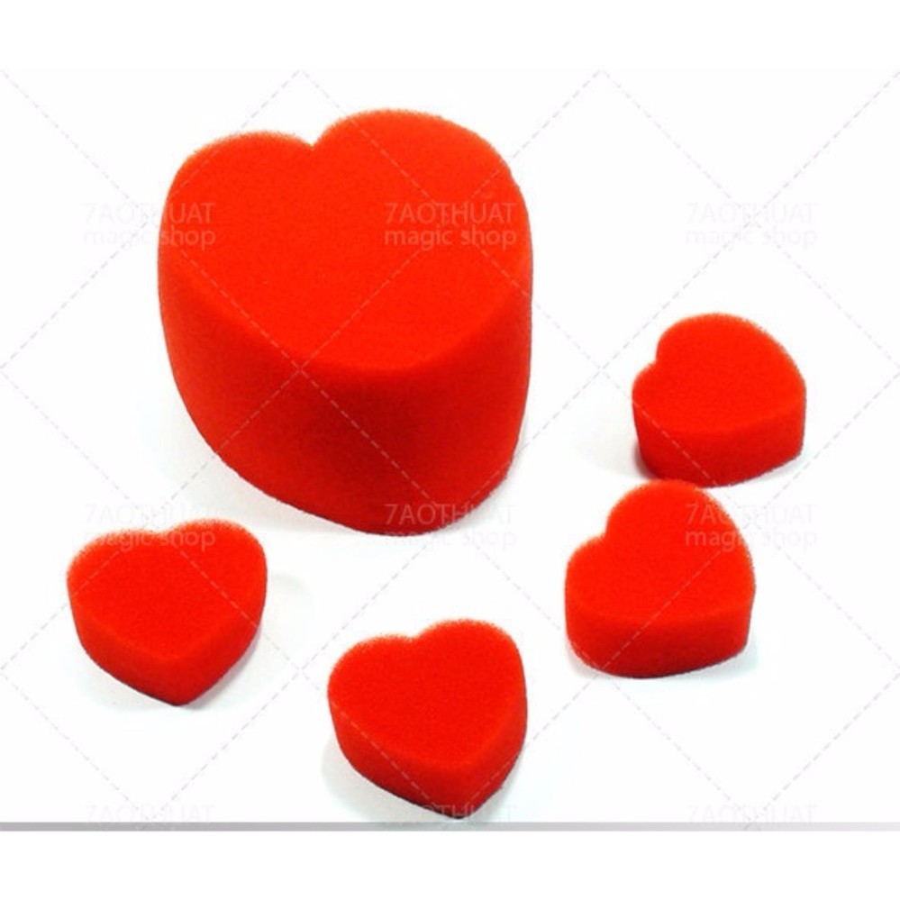 Đồ chơi ảo thuật banh tim Sponge Heart + video hướng dẫn miễn phí