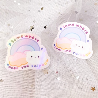 Cầu vồng / Sticker hình dán trang trí cắt rời | dailywpuff