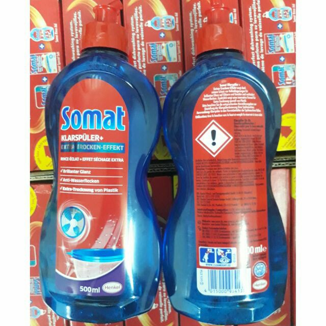 BỘT RỬA BÁT SOMAT 1,2KG + MUỐI RỬA CHÉN SOMAT 1,2KG + BÓNG LY SOMAT 500ML