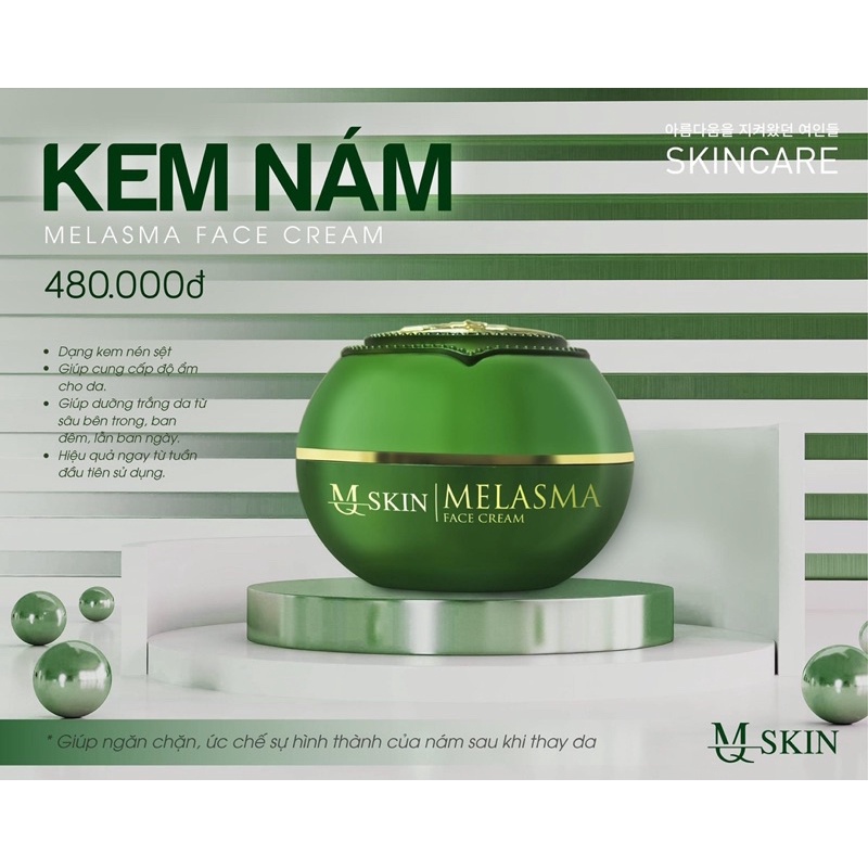 Kem Nám Melasma Mqskin, Kem face nén đánh bay nám dưỡng trắng da