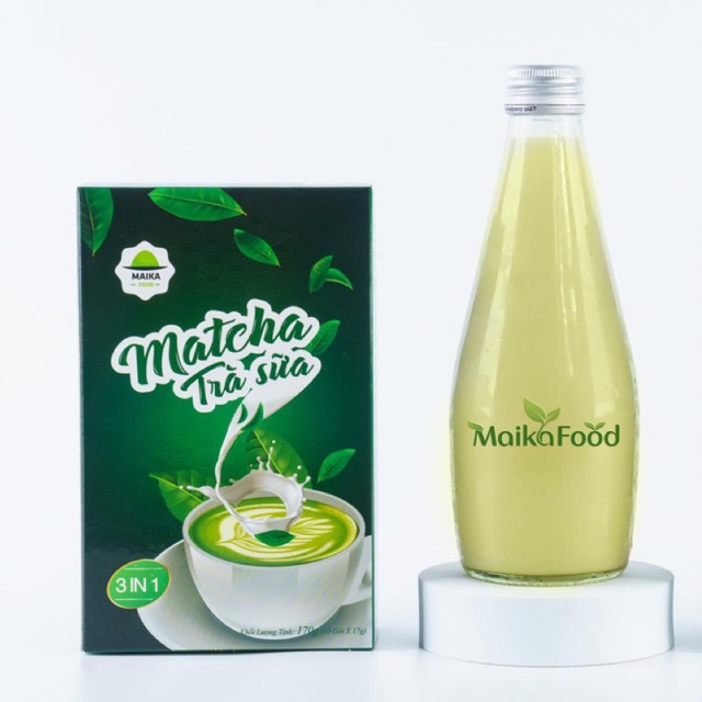 [Combo] 2 Hộp Trà Sữa Matcha MaikaFood - Hộp 10 gói 170gr