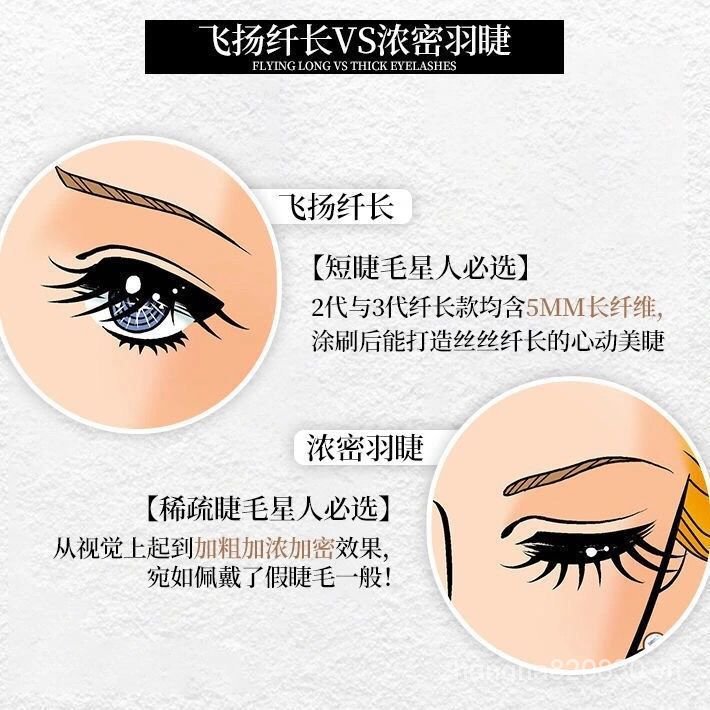 (Hàng Mới Về) Mascara Chải Dài Dày Và Cong Lông Mi Lâu Trôi Chống Thấm Nước Không Bị Nhòe Phong Cách Nhật Bản Kiss S Me