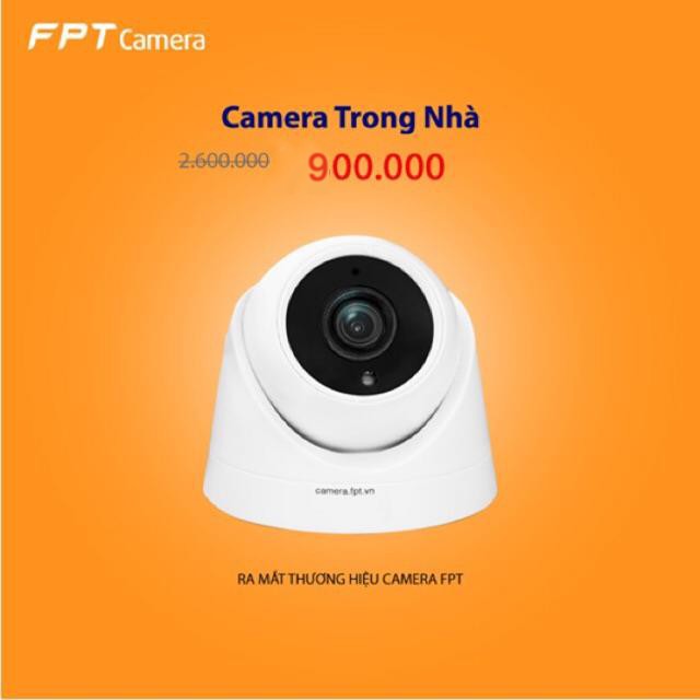 Camera FPT indoor ( Trong Nhà ) - Lưu trữ cloud trên server việt nam- cảnh báo chuyển động di chuyển