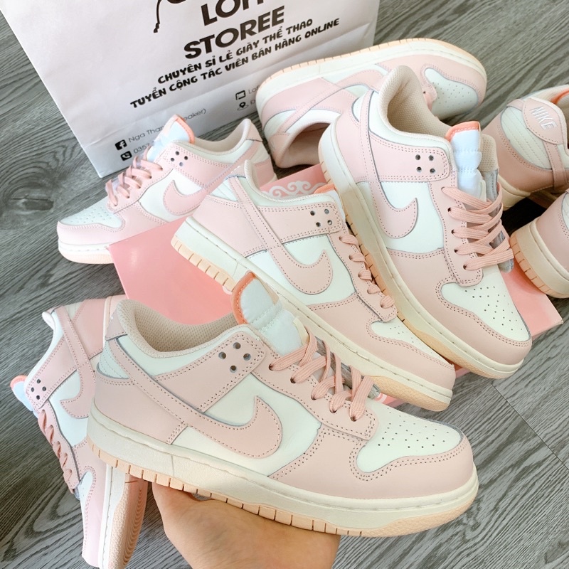 [ẢNH THẬT] Giày Thể Thao NK SB Hồng Low Hot trend, Giầy Sneaker SB Pink thấp cổ