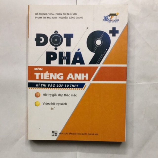 Sách - Đột phá 9+ môn Tiếng Anh kì thi vào lớp 10 THPT