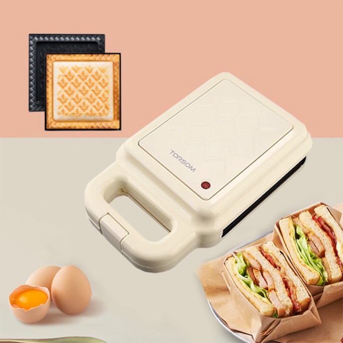 Máy Làm Bánh Mini Đa Năng/Nướng Bánh Mì Sandwich Torsom BẢN MỚI