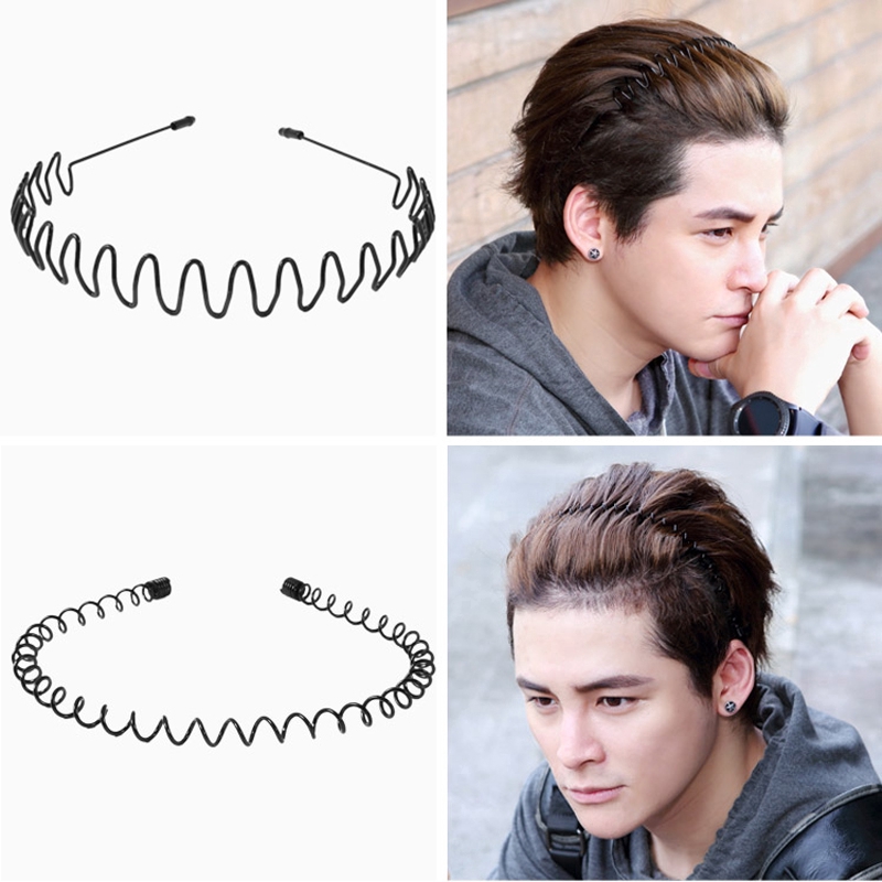 Cài tóc màu đen bằng thép cho nam nữ