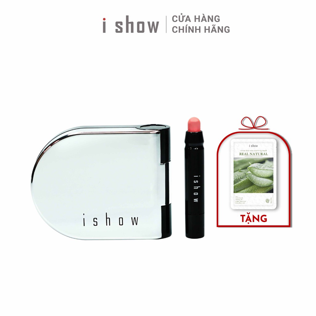 [TẶNG ĐỒNG HỒ] Ishow Bộ Phấn Nước Cushion Kiềm Dầu Chống Nắng Cao Cấp SPF 50+/PA +++ ( Kèm son môi Lipstick )