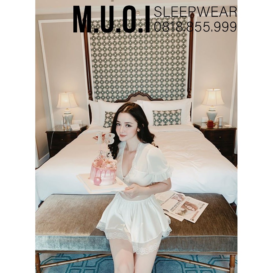 DOJI - SX 131- Váy ngủ sexy cao cấp  QUẢNG CHÂU - MUỐI SLEEPWEAR M10