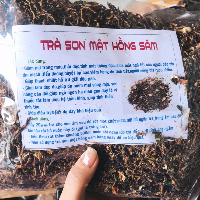 🍁🍀TRÀ SƠN MẬT HỒNG SÂM 🍃🌴