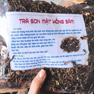 🍁🍀trà sơn mật hồng sâm 🍃🌴
