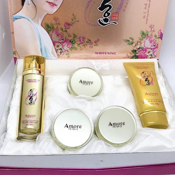 BỘ KEM AMORE 5IN1