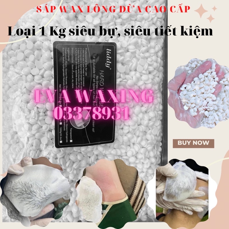 (Sỉ túi to tiết kiệm 200G, 500G,1000G) Sáp Wax Lông Sữa Dừa Triệt Lông Vĩnh Viễn