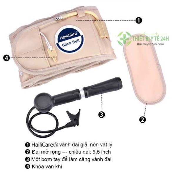 Đai Lưng Dành Cho Người Thoát Vị Đĩa Đệm, Đai Nẹp Lưng, Đai Hơi Cột Sống Hailicare