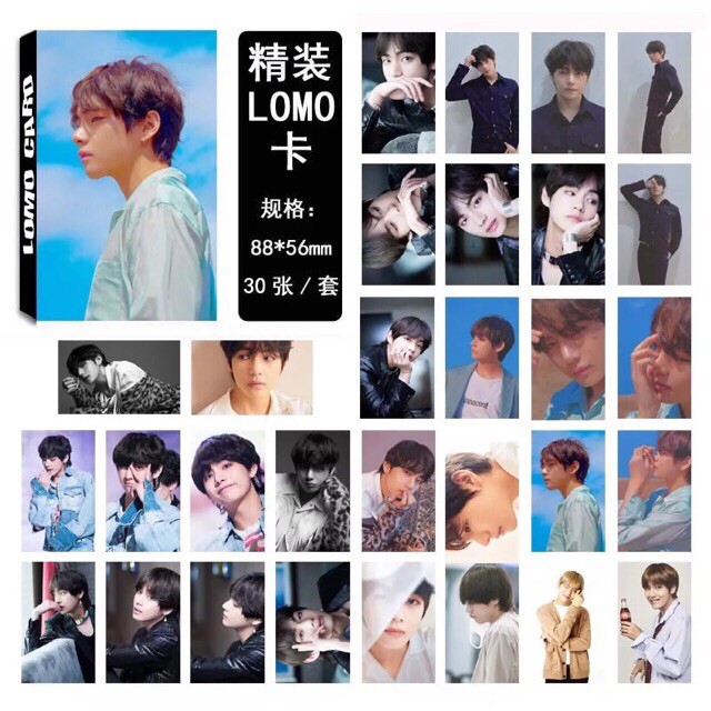 Hộp ảnh Lomo card BTS 5x8 Love Yourself: Tear JIMIN album ảnh idol thần tượng Hàn Quốc