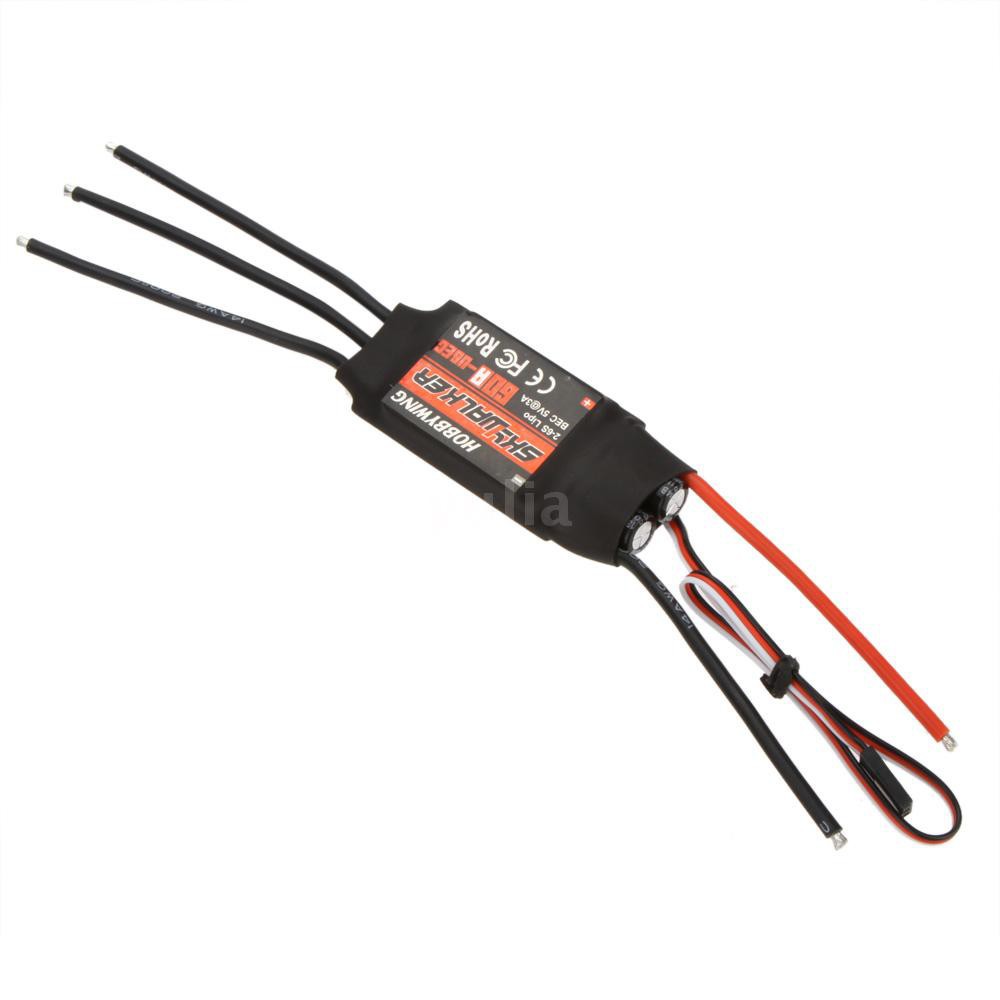 Thiết bị điều khiển tốc độ Hobbywing SkyWalker 60A không chổi than ESC kèm UBEC cho xe RC Trex 500 sbay