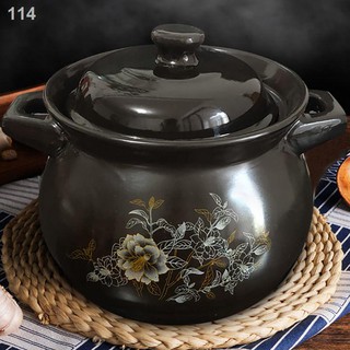 Số lớn nồi hầm hầm súp đất sét chịu nhiệt độ cao nồi hầm ga gia dụng ga hầm kiểu cũ nồi súp sức khỏe nồi hầmH
