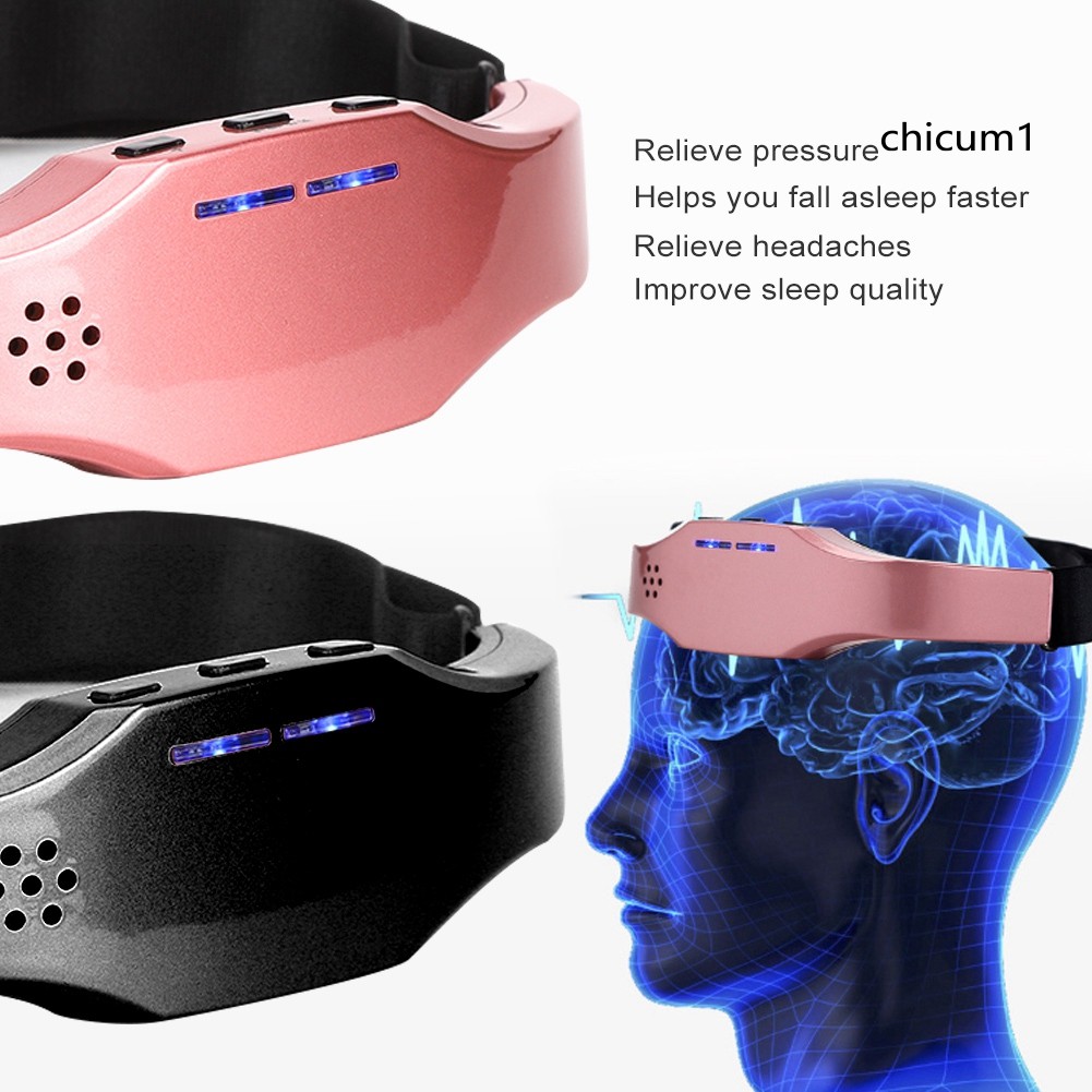 [Hàng mới về] Máy massage đầu chạy điện không dây USB hỗ trợ giảm căng thẳng chăm sóc sức khỏe chống khó ngủ