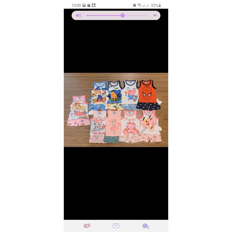 Bộ cotton quảng châu xuất bé trai v gái