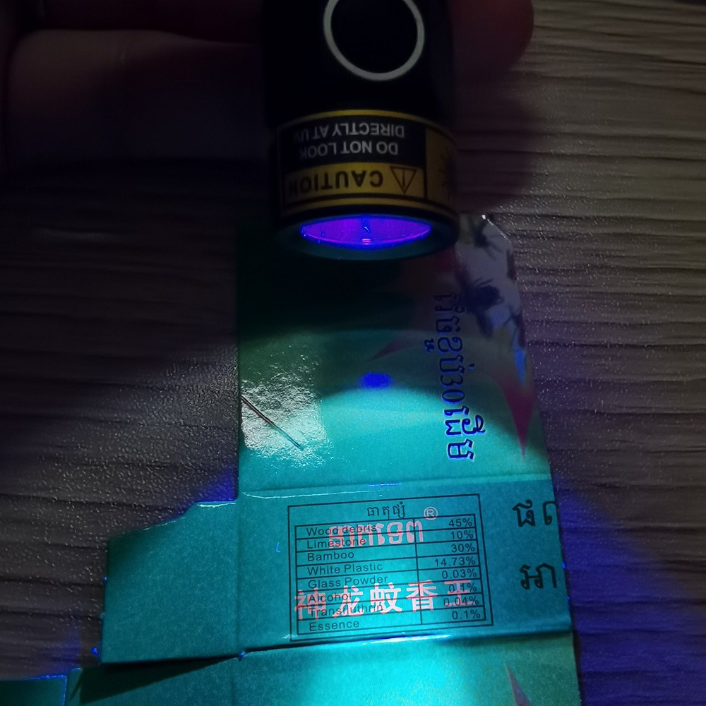 Đèn pin Alonefire X29UV 3 chế độ chiếu tia UV 395nm tiện dụng