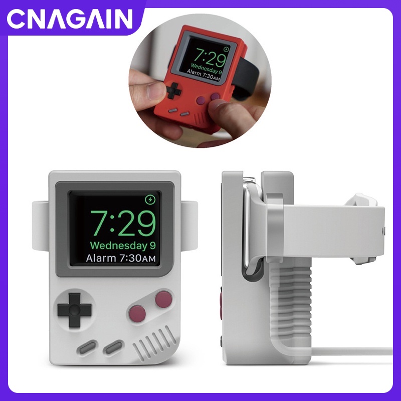 Đế Sạc Bằng Silicon Cho Đồng Hồ Thông Minh Apple watch series 8 7 45mm 41mm 44mm 42mm 6 5 4 i watch 