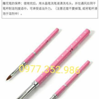 Cọ đắp hoa móng bột số 8