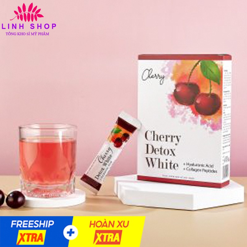 Cherry Detox WHITE Giữ Dáng Đẹp Da giảm lão hóa, bổ sung collagen. | Thế Giới Skin Care