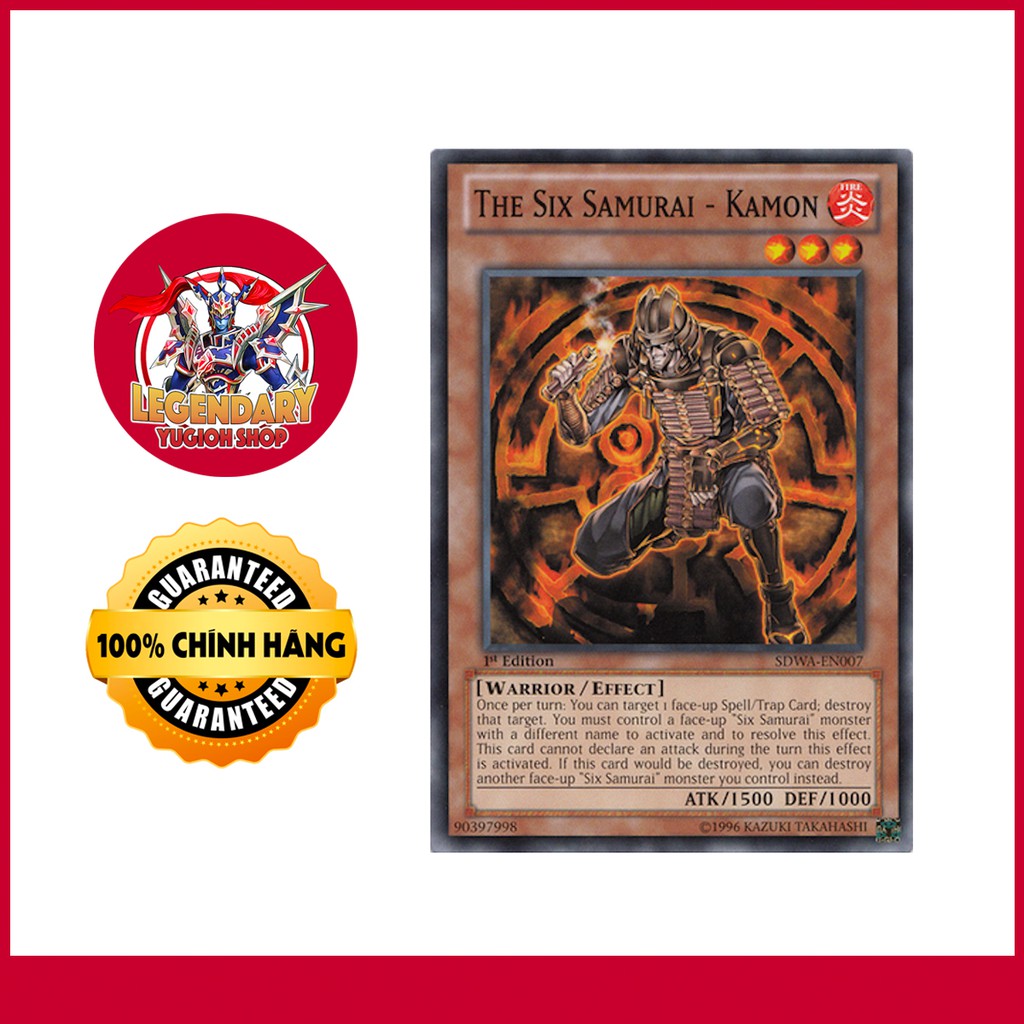 [Thẻ Bài Yugioh Chính Hãng] The Six Samurai - Kamon