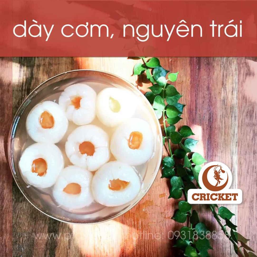 Vải thiều nước đường (Lon 565g) - Đặc sản Hưng Yên - Nguyên liệu pha chế