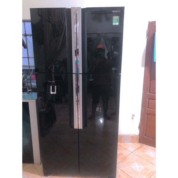 Tủ lạnh Hitachi Inverter 540 lít R-FW690PGV7X GBK  Lấy Nước Ngoài, Làm Đá Tự Động. Miễn Phí vận chuyênt Hà nội