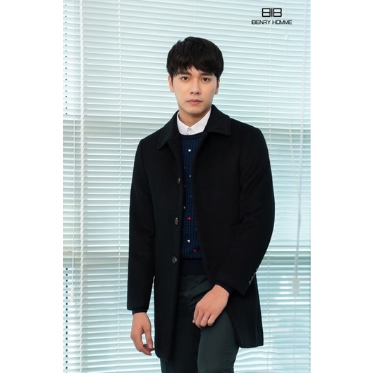 Áo khoác măng tô dạ nam cao cấp ảnh thật