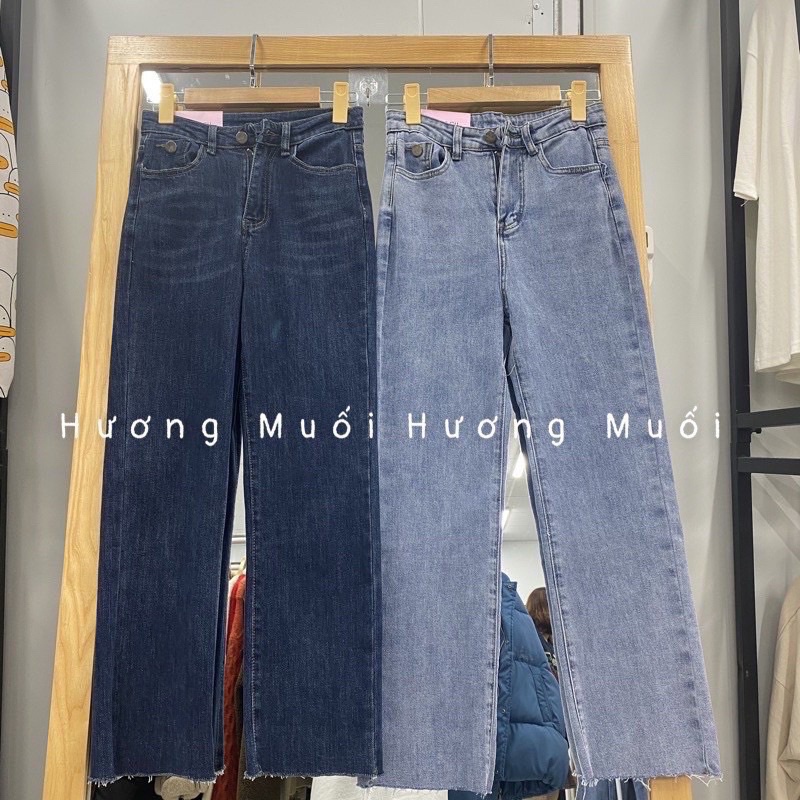 Quần jeans ống đứng mã 3691 - mác hồng Fane gu