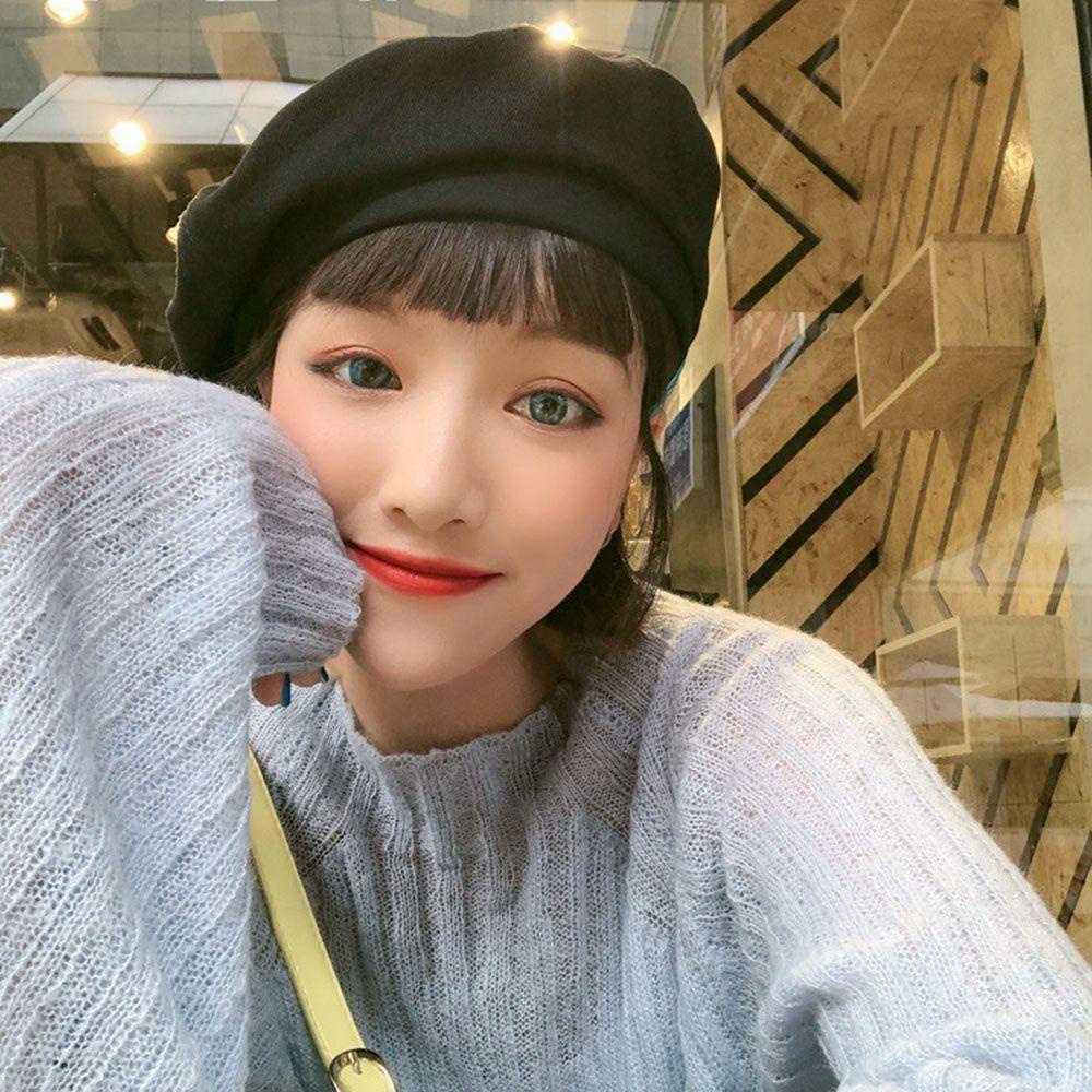 Mũ Beret Màu Sắc Đơn Giản Cổ Điển Thời Trang Cho Nữ