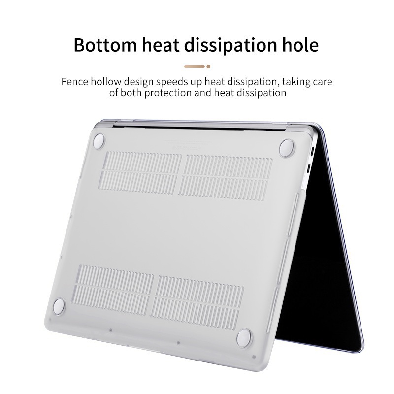 Ốp máy tính xách tay trong suốt họa tiết hoạt hình + bàn phím chống nước chống rơi chống trầy cho MacBook Air pro 13 15 16 inch Pro 13.3 Air 13.6 2022 M2 A2681 A2289 A2179 A2237