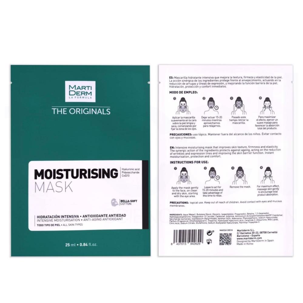 Mặt Nạ Dưỡng Ẩm Trắng Da Martiderm The Originals Moisturising Mask 25ml