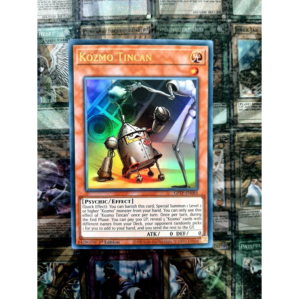 [ ĐỖ LẠC SHOP ] THẺ BÀI YUGIOH  MONSTER - Kozmo Tincan - GFTP-EN085 - Ultra Rare 1st Edition