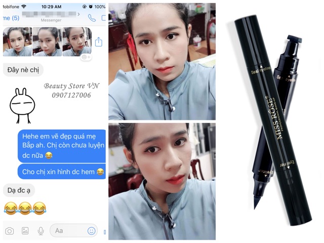 [Chính Hãng💋] Bút Kẻ Mắt Nước 2 Đầu Nhấn Đuôi Mắt Lâu Trôi | BigBuy360 - bigbuy360.vn