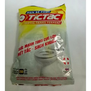 Men bể phốt Tic Tac 200gr khử sạch mùi tạo vi khuẩn có lợi trong bể phốt