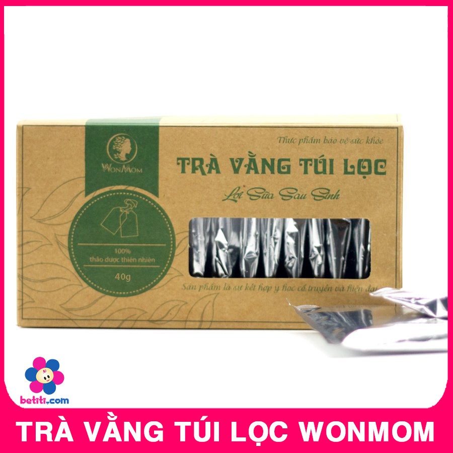 Hộp Trà Vằng Túi Lọc Wonmom (20 túi/hộp)