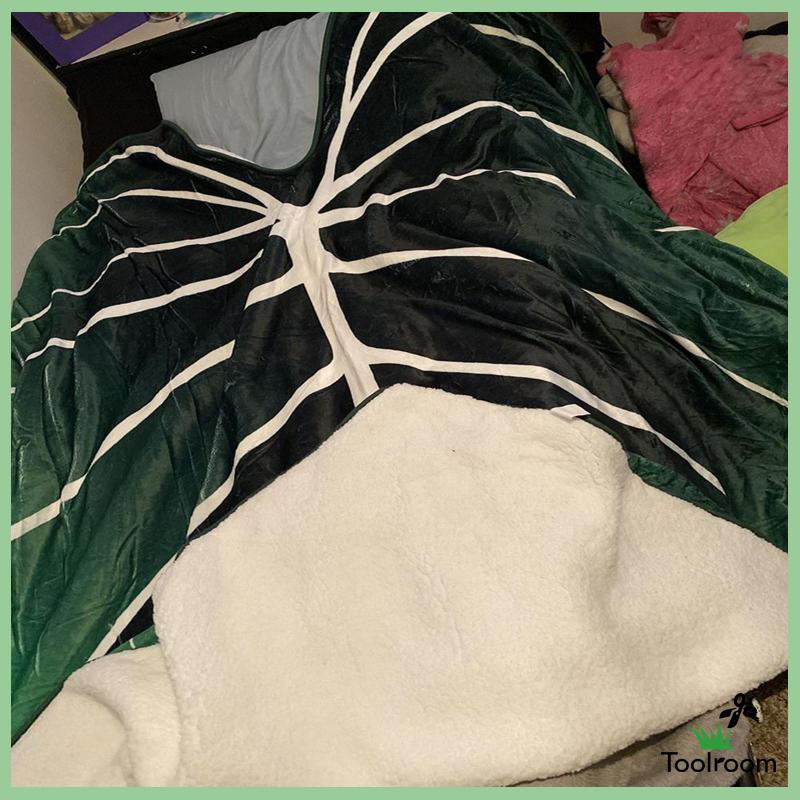 Chăn Trải Sofa Hình Lá Cọ Thân Thiện Với Da Thoải Mái