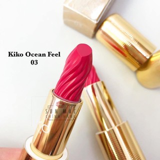 (SunShop) Son KIKO OCEAN FEEL LIPSTICK - Màu số 03 Đỏ Hồng