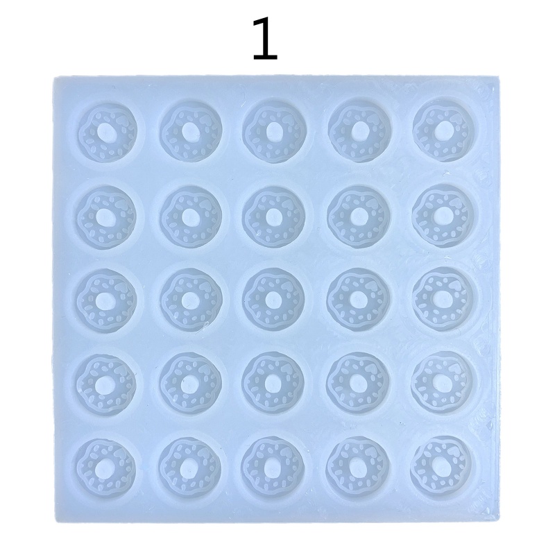 Khuôn Silicone Làm Móc Khóa Hình Quả Chanh Có Cát Chảy Độc Đáo