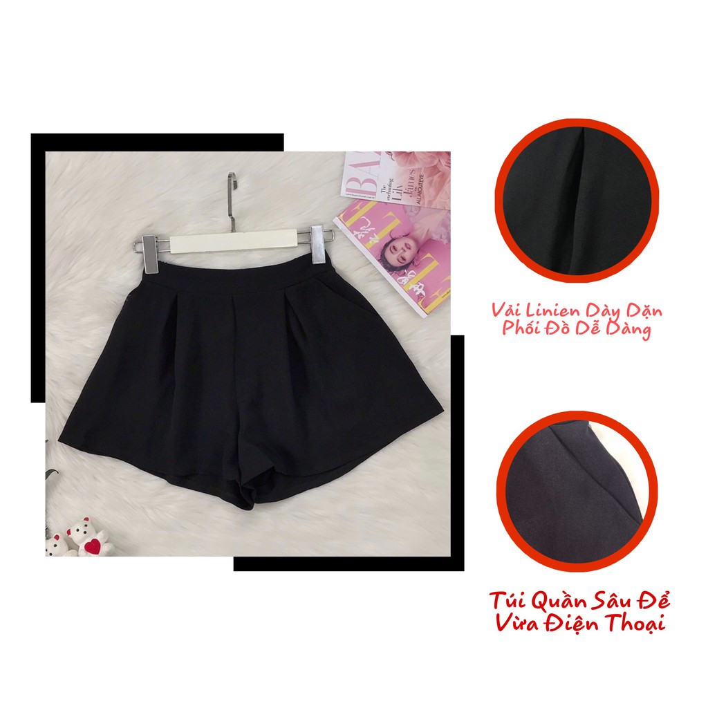 [FREESHIP 50K] QUẦN SHORT NGẮN NHIHOUSE71 LƯNG THUN ỐNG RỘNG LINIEN DÀY FREESIZE DƯỚI 55KG | BigBuy360 - bigbuy360.vn