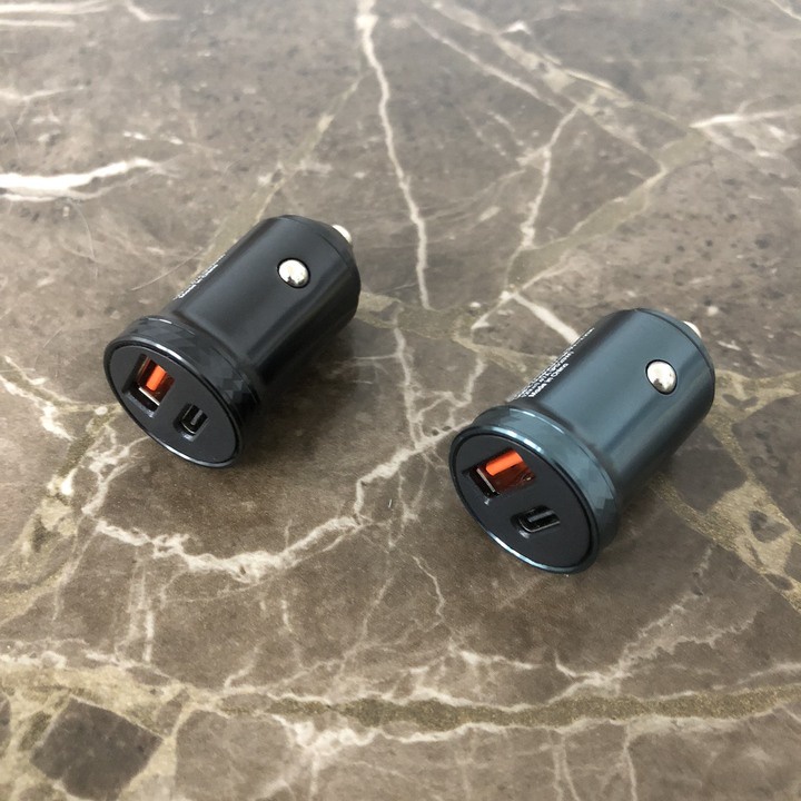 Tẩu sạc nhanh ô tô Hyundai HY-40C tích hợp 2 cổng sạc - HÀNG CHÍNH HÃNG